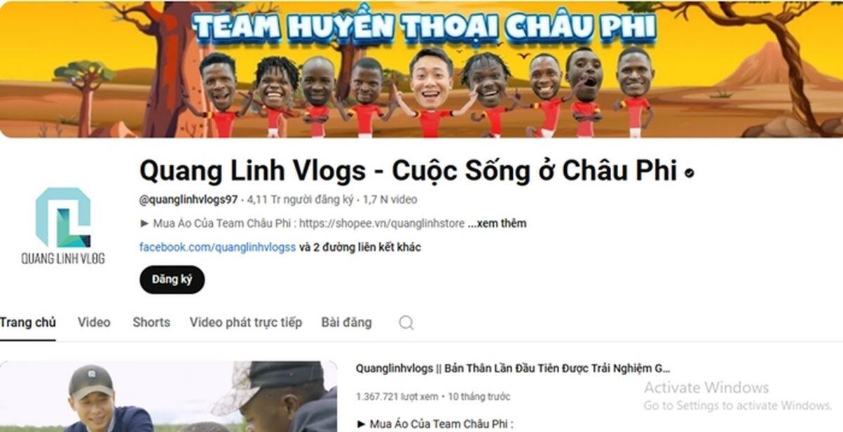 Khối tài sản “không phải dạng vừa” của Quang Linh Vlogs