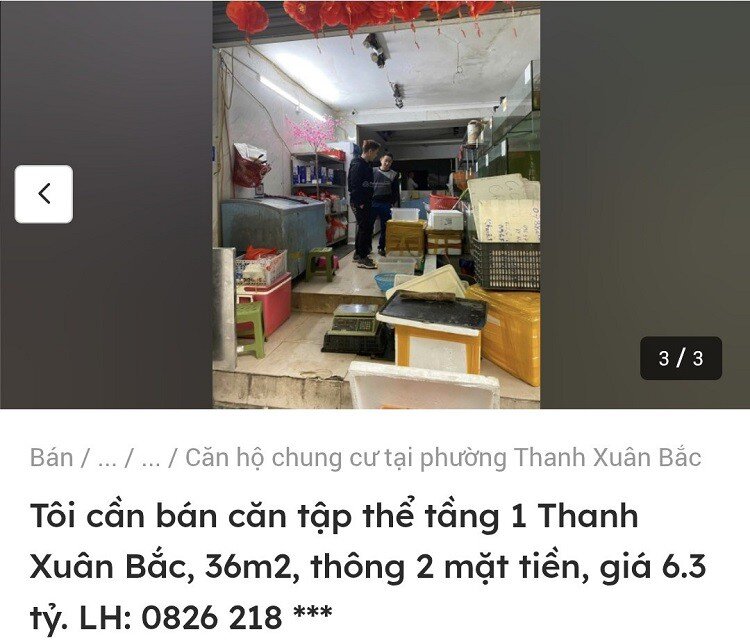 Bất ngờ nhà tập thể cũ nát ở Hà Nội được rao bán với giá lên tới 175 triệu đồng/m2