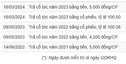 Đại gia bán vàng mã sắp chi cổ tức tỷ lệ 33%