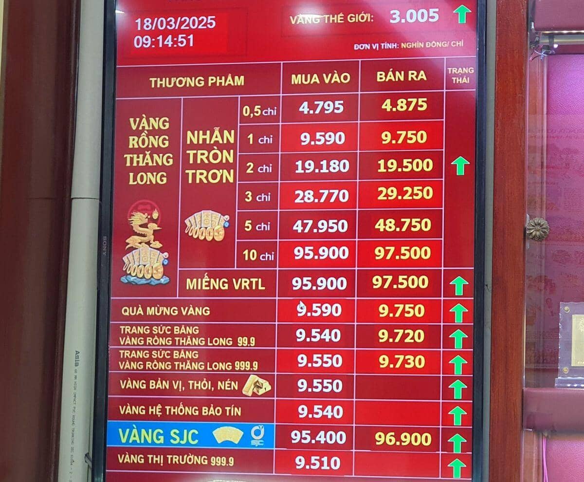 Giá vàng tăng điên cuồng, vượt mốc 98 triệu đồng/lượng, hàng loạt cửa hàng ra thông báo bất ngờ