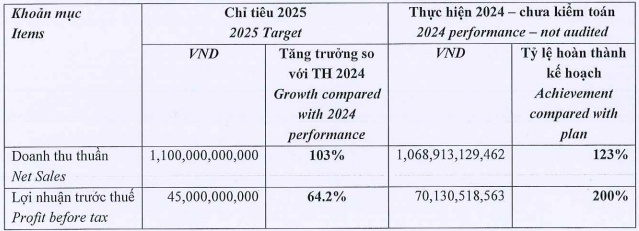 SAV dự kiến lãi trước thuế năm 2025 đi lùi 36%