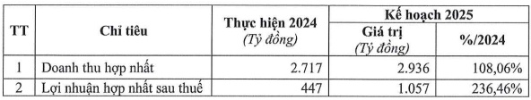 Hà Đô đặt mục tiêu lợi nhuận sau thuế 2025 gấp hơn 2 lần năm trước
