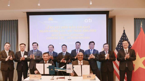 Vietnam Airlines ký thỏa thuận hơn 560 triệu USD với Ngân hàng Citi, mở đường hợp tác tài chính Việt Nam – Hoa Kỳ
