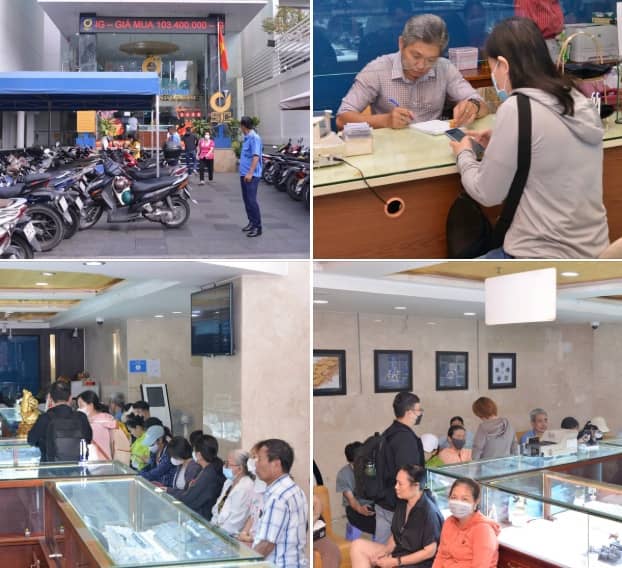 Giá bán vàng miếng SJC lập kỷ lục mới 107 triệu đồng/lượng