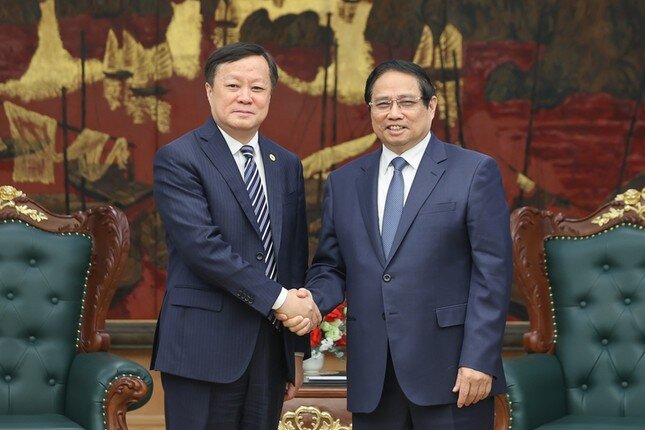 Thủ tướng tiếp chủ tịch tập đoàn sản xuất máy bay Trung Quốc ảnh 1