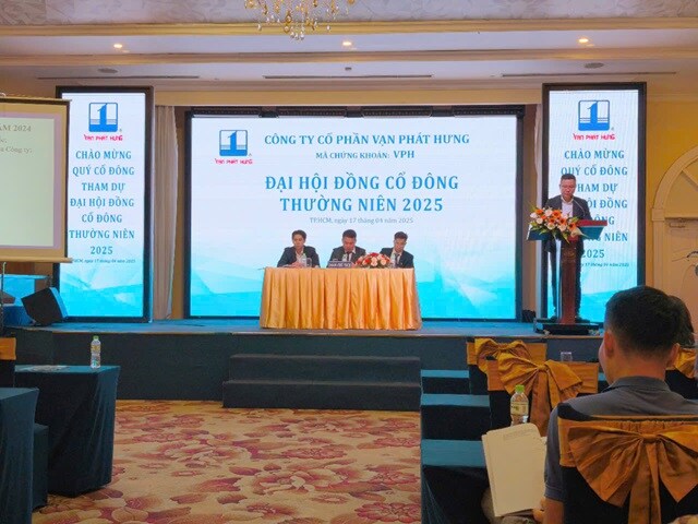 ĐHĐCĐ VPH: Đặt mục tiêu lợi nhuận giảm hơn 80%