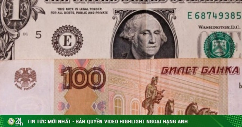 Đồng rúp Nga tăng mạnh so với đô la Mỹ, tăng 40% kể từ đầu năm 2025