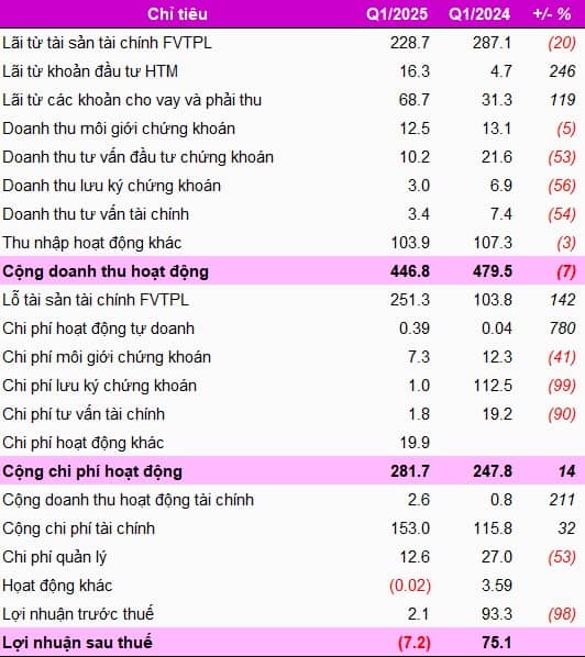 Lỗ tự doanh và chi phí lãi vay tăng mạnh, TPS lần đầu báo lỗ sau 9 quý