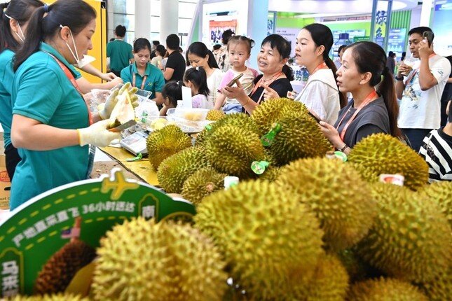 Việt Nam cạnh tranh khốc liệt thị phần sầu riêng ở Trung Quốc ảnh 1