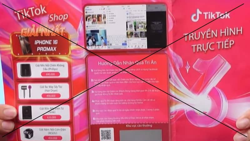 Giả TikTok shop gửi quà 0 đồng, “móc túi” hàng tỷ đồng