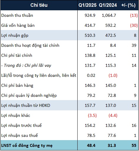 Tiền mặt cuối quý 1 của Đất Xanh gấp gần 4 lần đầu năm