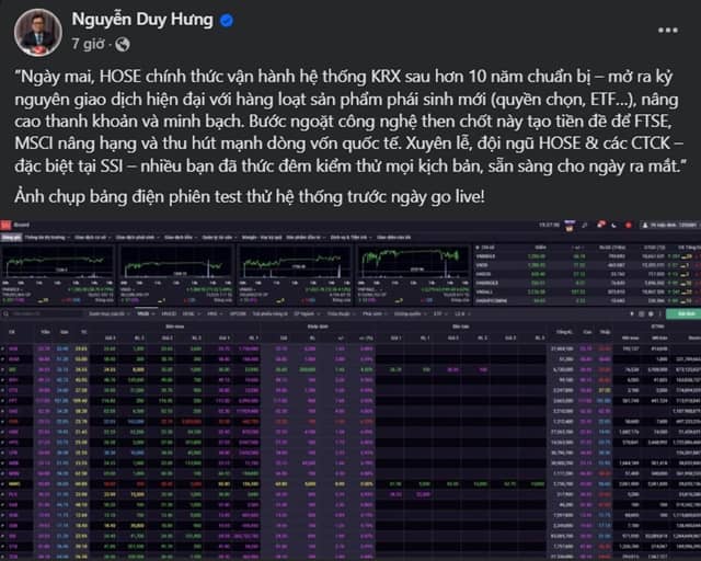 Nhiều công ty chứng khoán đã sẵn sàng cho KRX