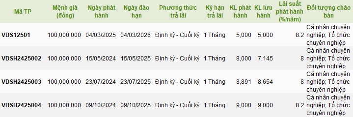 VDS sắp chào bán thêm trái phiếu riêng lẻ quy mô 800 tỷ đồng