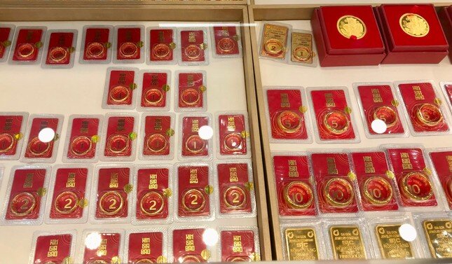 Giá vàng SJC tiếp tục tăng