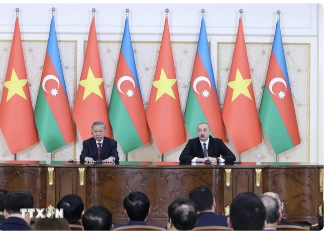 Việt Nam và Azerbaijan nâng cấp quan hệ lên Đối tác chiến lược