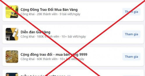 Cảnh báo lừa đảo giao dịch mua bán vàng trên mạng xã hội
