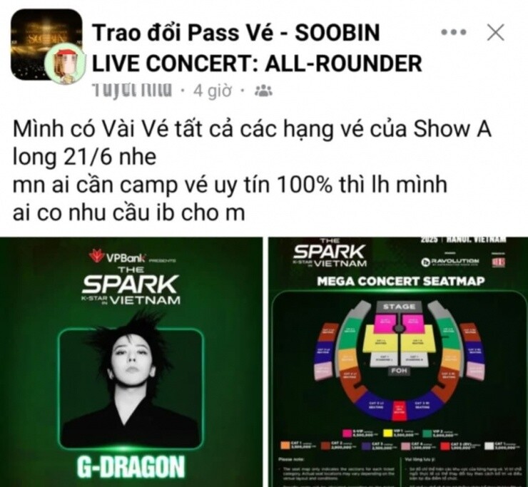 Sự thực chiêu trò "gom giúp" vé xem chương trình có G-Dragon và CL biểu diễn