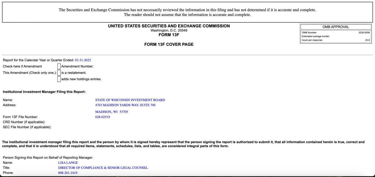 Bang Wisconsin "xả" hơn 6 triệu cổ phiếu của quỹ ETF Bitcoin IBIT
