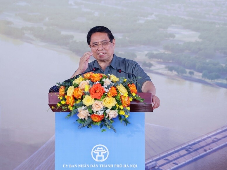 Thủ tướng phát lệnh khởi công cầu Tứ Liên có tổng vốn đầu tư gần 20 ngàn tỷ đồng