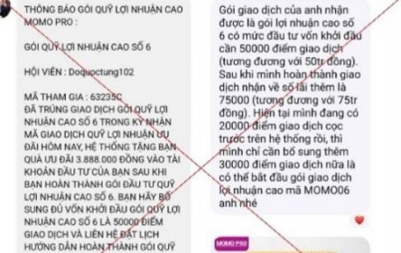 Ham lợi nhuận làm nhiệm vụ trên ứng dụng, người đàn ông bị lừa hơn 300 triệu đồng