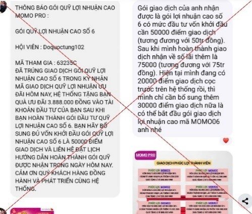 Ham lợi nhuận làm nhiệm vụ trên ứng dụng, người đàn ông bị lừa hơn 300 triệu đồng