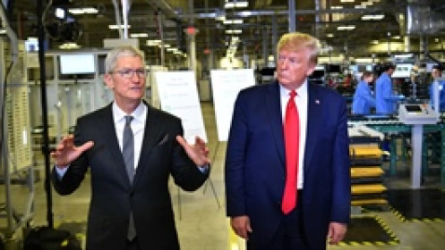 Ông Trump: Apple phải chịu thuế ít nhất 25% nếu không sản xuất iPhone ở Mỹ