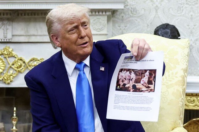 Tổng thống Mỹ Trump mắc sai lầm nghiêm trọng trong màn tố Tổng thống Nam Phi