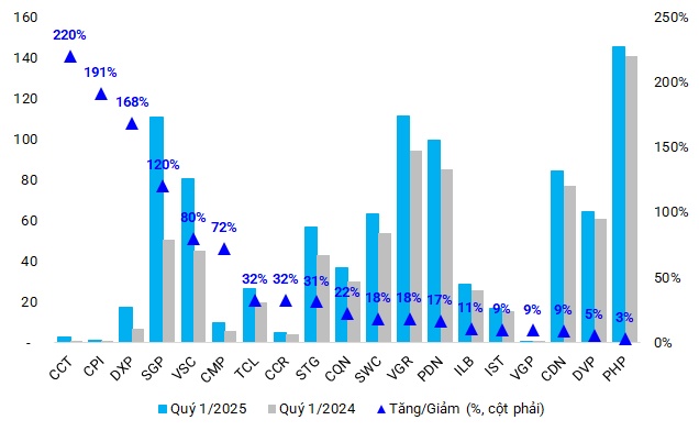 Quý 1/2025: Hàng hóa cập cảng nhộn nhịp trước thềm thuế quan
