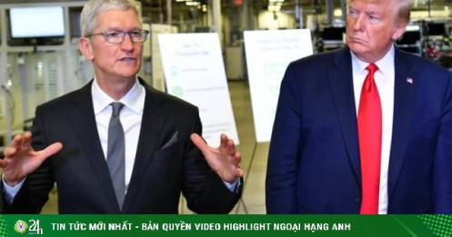 Ông Donald Trump dọa áp thuế 25% với iPhone sản xuất ngoài nước Mỹ