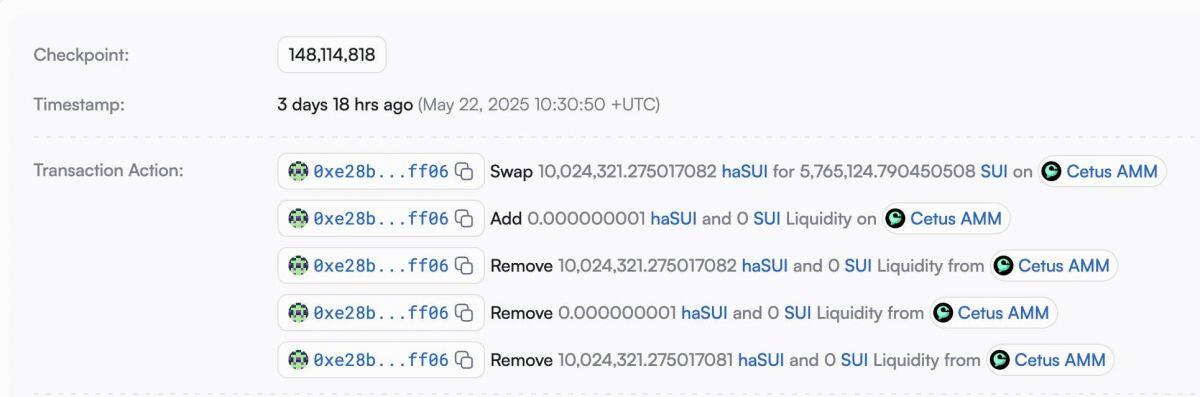 Lỗi tràn số trong AMM là nguyên nhân khiến Cetus bị hack 223 triệu USD