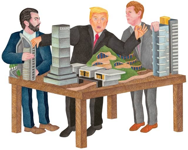 Những cỗ máy kiếm tiền của gia đình Trump (kỳ 1): Bán cái tên gia đình và bất động sản