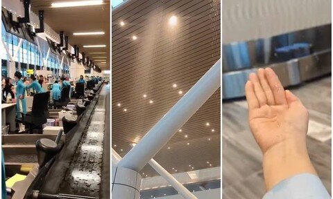 Bộ Xây dựng yêu cầu xử lý dứt điểm tình trạng nước mưa rò rỉ tại nhà ga T3