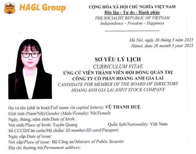 Nhóm Thaigroup và LPBS đề cử người vô HĐQT HAG