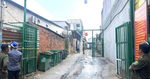 Công an vào cuộc vụ gần 50 căn nhà liền kề xây trên đất nông nghiệp ở Bình Dương