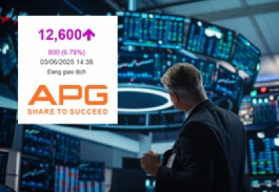 Khối ngoại mua thỏa thuận “khủng”, APG bật "tím trần"