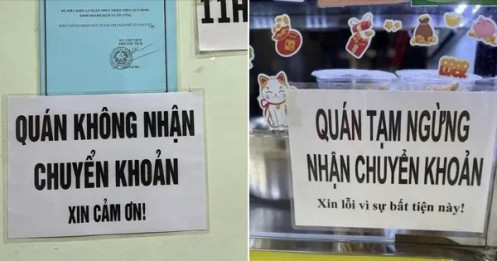 Từ chối nhận chuyển khoản lan rộng, chuyện gì đang xảy ra?