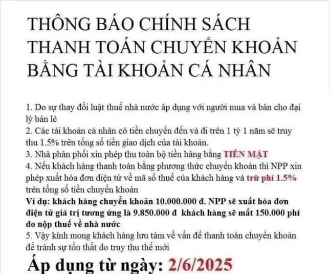Từ chối nhận chuyển khoản lan rộng, chuyện gì đang xảy ra? ảnh 1