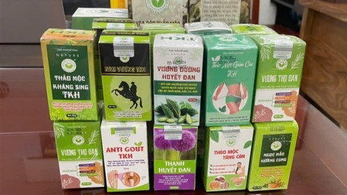 Phanh phui đường dây sản xuất hàng loạt sản phẩm thực phẩm chức năng giả