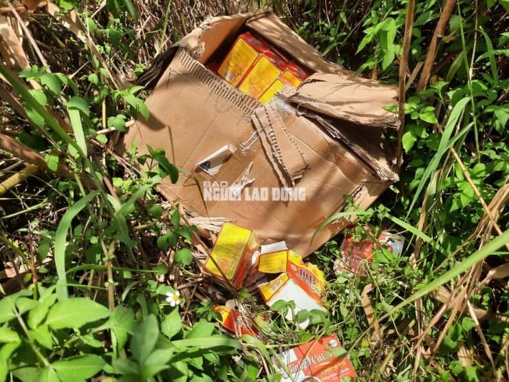 Phát hiện số lượng lớn thuốc, thực phẩm chức năng bỏ ở vùng ven TP HCM