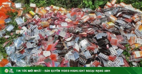 Phát hiện số lượng lớn thuốc, thực phẩm chức năng bỏ ở vùng ven TP HCM