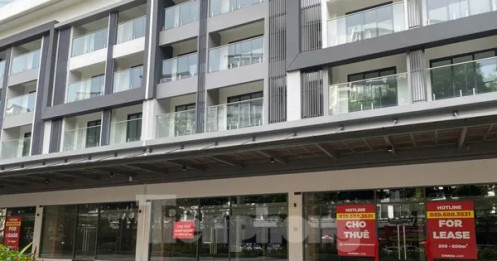 Nhà phố thương mại 'ế', với tỉ suất cho thuê thấp