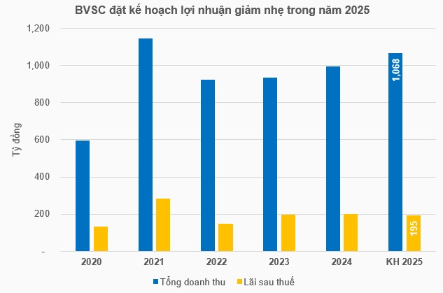 BVS đặt mục tiêu lãi sau thuế 195 tỷ đồng, chia cổ tức tiền mặt 8%