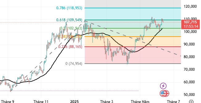 Báo cáo Tiền ảo tháng 6/2025 (Kỳ 1): BTC thử thách đỉnh cao mọi thời đại