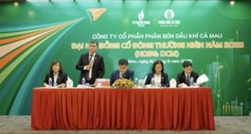 ĐHĐCĐ Đạm Cà Mau: Ước 6 tháng vượt sâu kế hoạch, chia cổ tức 20%