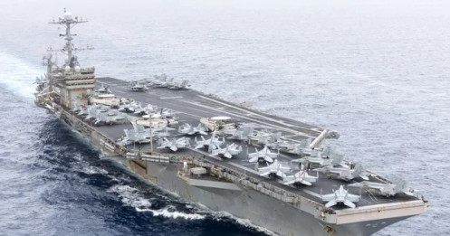 Mỹ đưa tàu sân bay thứ ba đến Trung Đông