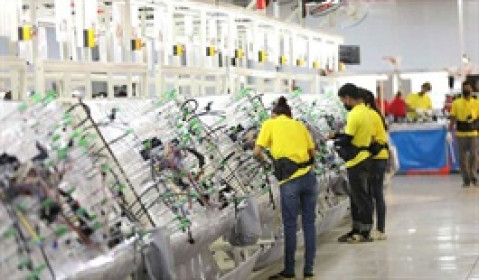 Hoạt động sản xuất của Campuchia tăng trưởng mạnh