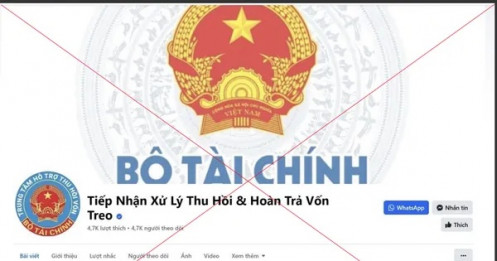 Cảnh báo chiêu giả mạo Bộ Tài chính thu hồi tiền lừa đảo