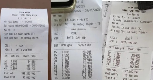 Nhiều hộ gia đình ở Thanh Hoá cũng 'sốc' vì tiền điện tháng 6 tăng vọt