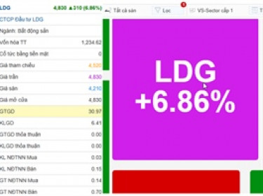 Ông Nguyễn Khánh Hưng trở lại, cổ phiếu LDG sắp có phiên tăng trần thứ 10 trong nửa tháng