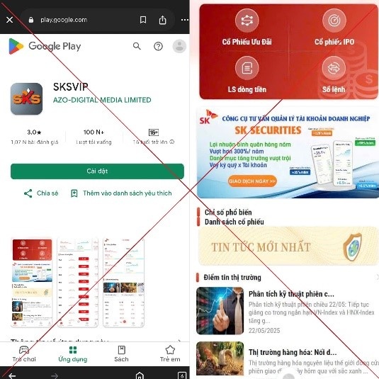 Tham gia app chứng khoán giả có giao diện như thật, 3 nhà đầu tư bị lừa hàng tỷ đồng
